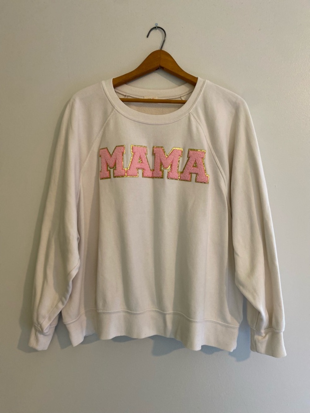 Tullabee MAMA Patch Crewneck Sweatshirt